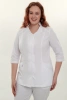Блуза медицинская Милана рукав 3/4 / спандекс