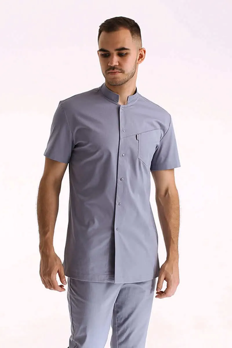 Рубашка медицинская мужская Генри / спандекс Рубашка медицинская мужская Генри / спандекс